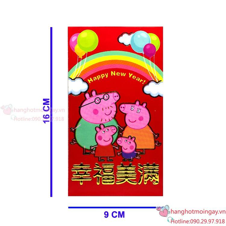 combo 6 bao lì xì Peppa Pig LX99