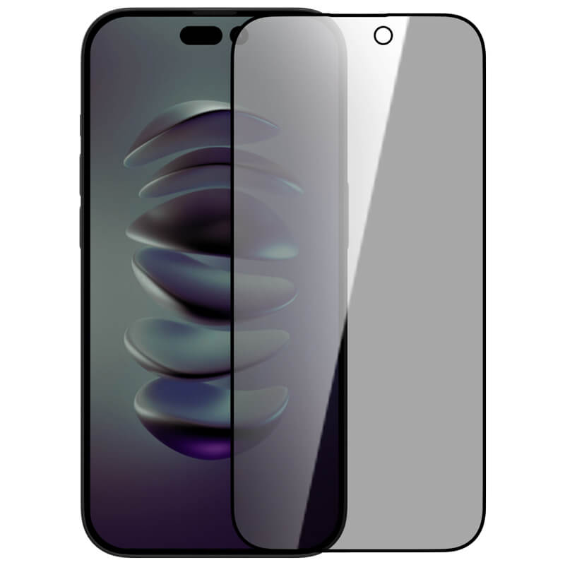 Hình ảnh Miếng dán cường lực chống nhìn trộm cho iPhone 14 Pro (6.1 inch) hiệu Nillkin Amazing Guardian mỏng 0.23mm, vát cạnh 2.5D, chất liệu kính AGC Nhật Bản - hàng nhập khẩu