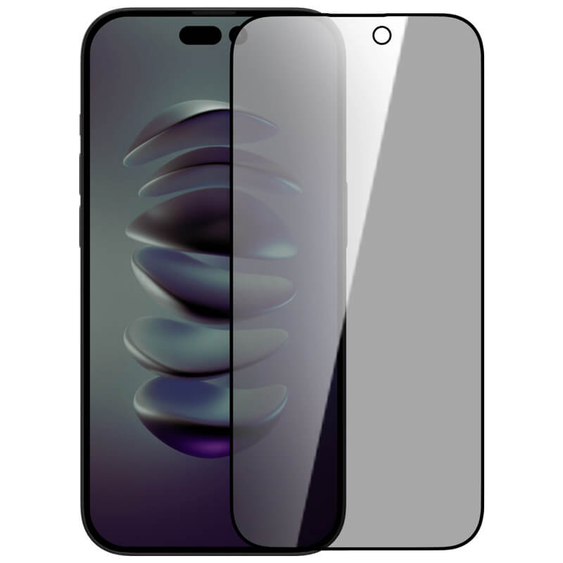 Miếng dán cường lực chống nhìn trộm cho iPhone 14 Pro hiệu Nillkin Amazing Guardian mỏng 0.23mm, vát cạnh 2.5D, chất liệu kính AGC Nhật Bản - hàng nhập khẩu