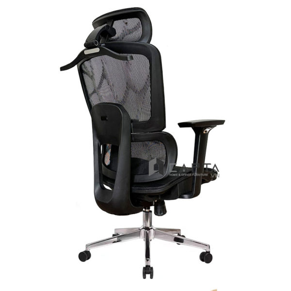 Ghế ergonomic chống đau lưng CM4299-M Nội thất Capta Ghế xoay ngồi làm việc bảo vệ cột sống lưng lưới nệm lưới màu xám tay chữ T điều chỉnh office chair