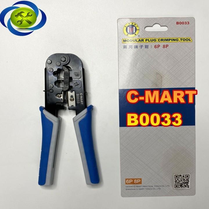 Kìm bấm dây mạng C-Mart B0033 loại 6P 8P