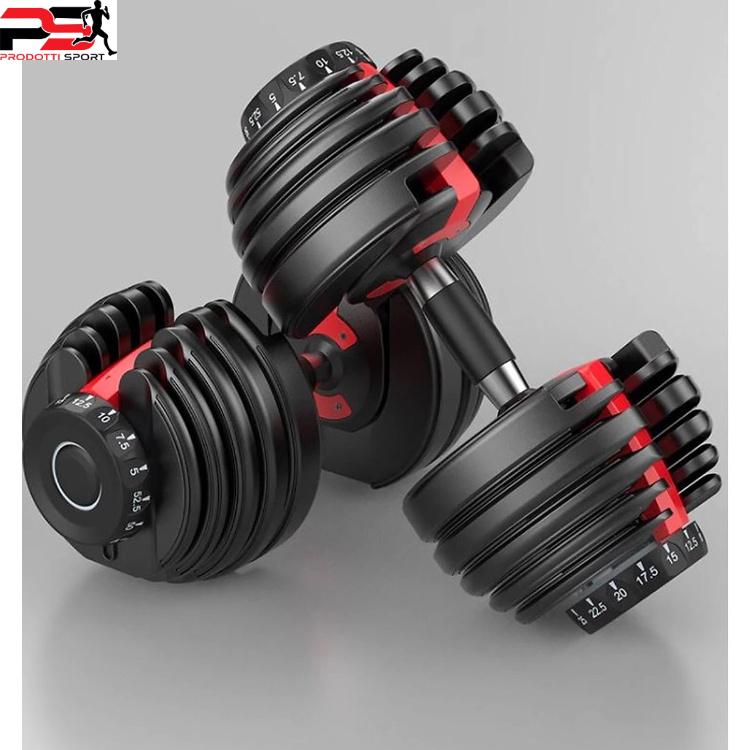 Tạ tay Dumbell 24kg-48kg điều chỉnh khóa số tự động,đa năng Cao Cấp (có khay đựng