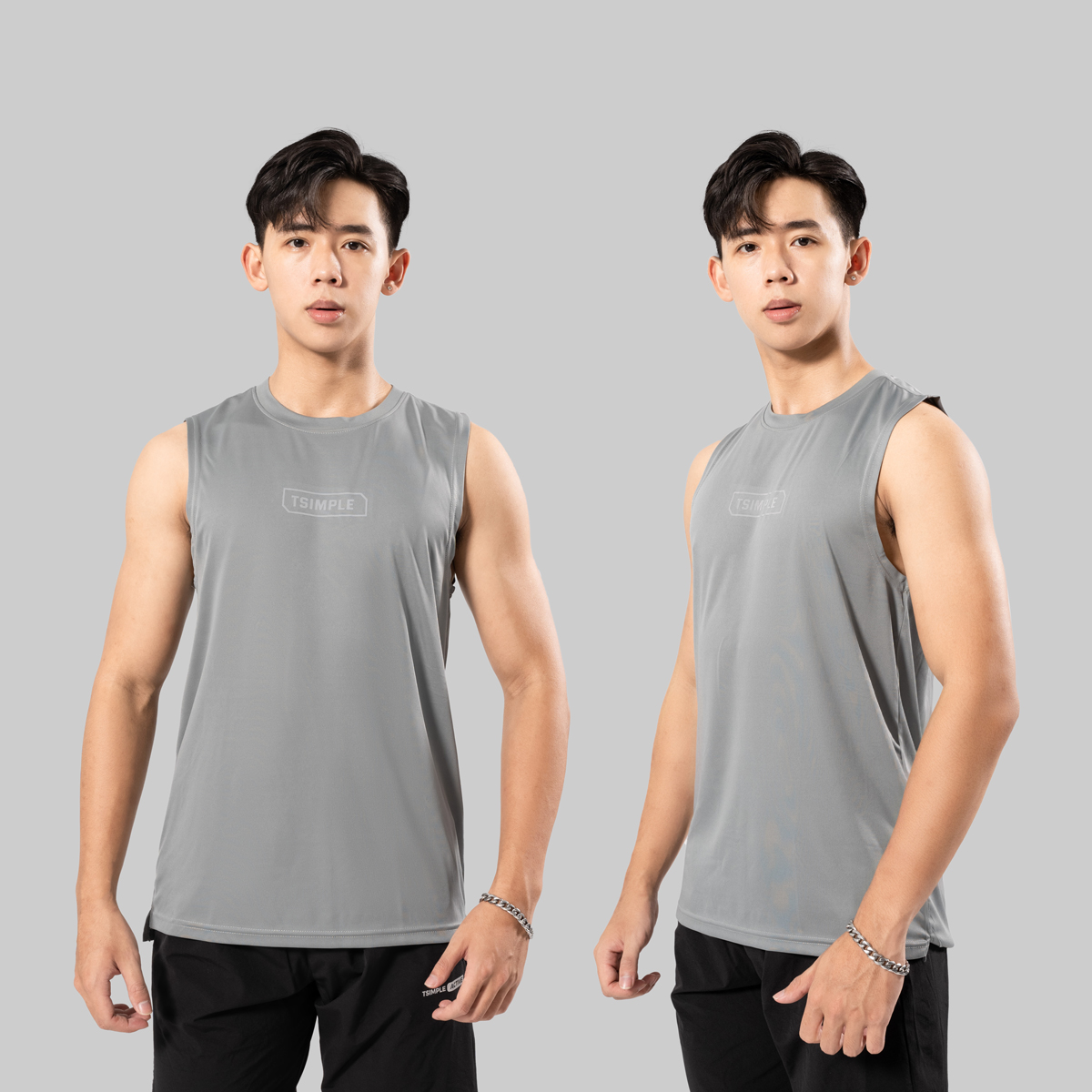 Áo Ba Lỗ Tank Top Thể Thao Nam T-SIMPLE Ver.01 Nhiều Màu