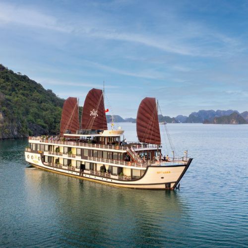 Voucher Du Thuyền Ngủ Đêm 5 Sao Orchi Trendy - Nghỉ Dưỡng Trọn Gói 2N1Đ Trên Vịnh Hạ Long