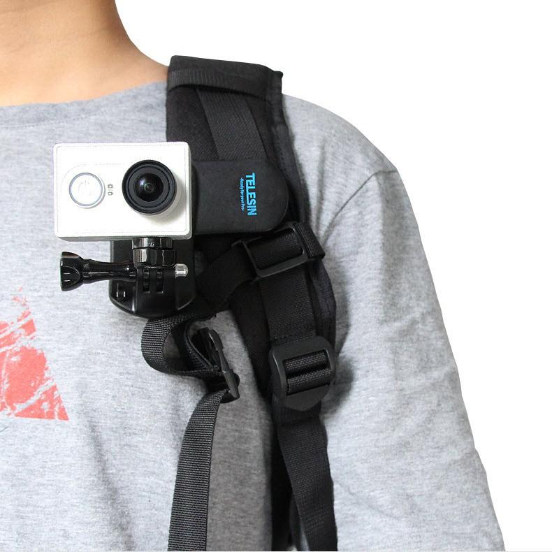 KẸP DÂY BALO GẮN GOPRO VÀ ACTION CAM TELESIN - HÀNG NHẬP KHẨU