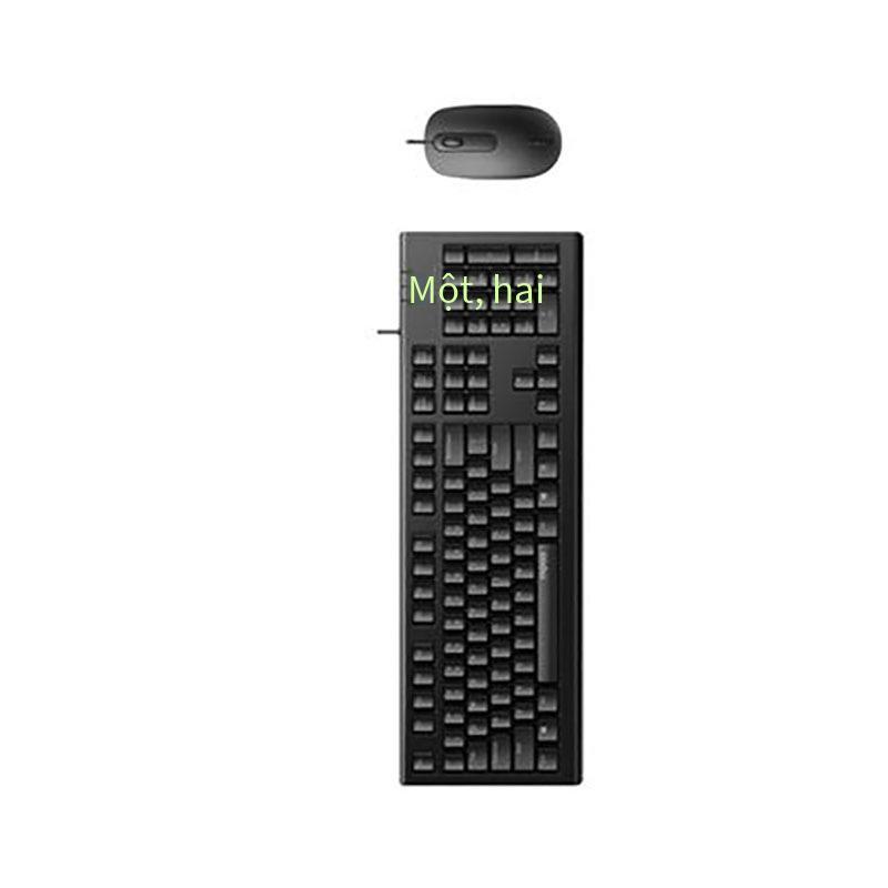 Bộ bàn phím và chuột có dây Rapoo/Rapoo X120PRO phong cách mới nhất cho máy tính xách tay văn phòng doanh nghiệp bộ phím chuột