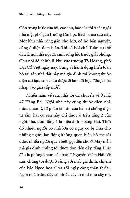 Nhìn lại những thu xanh - Hồi ký Ngô Huy Cẩn, Trần Lưu Vân Hiền - Sách gây quỹ từ thiện cho Quỹ Trò Nghèo Vùng Cao