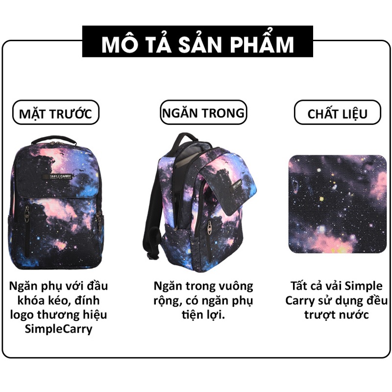 Balo thời trang Simplecarry Issac 22