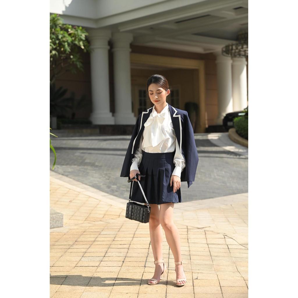 WALENTY - Bow Tie Shirt - Áo sơ mi cột nơ