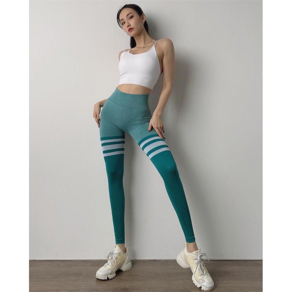 Quần tập gym nữ, quần legging nữ, chun mông, cạp cao, ôm sát, tôn dáng, co giãn 4 chiều.