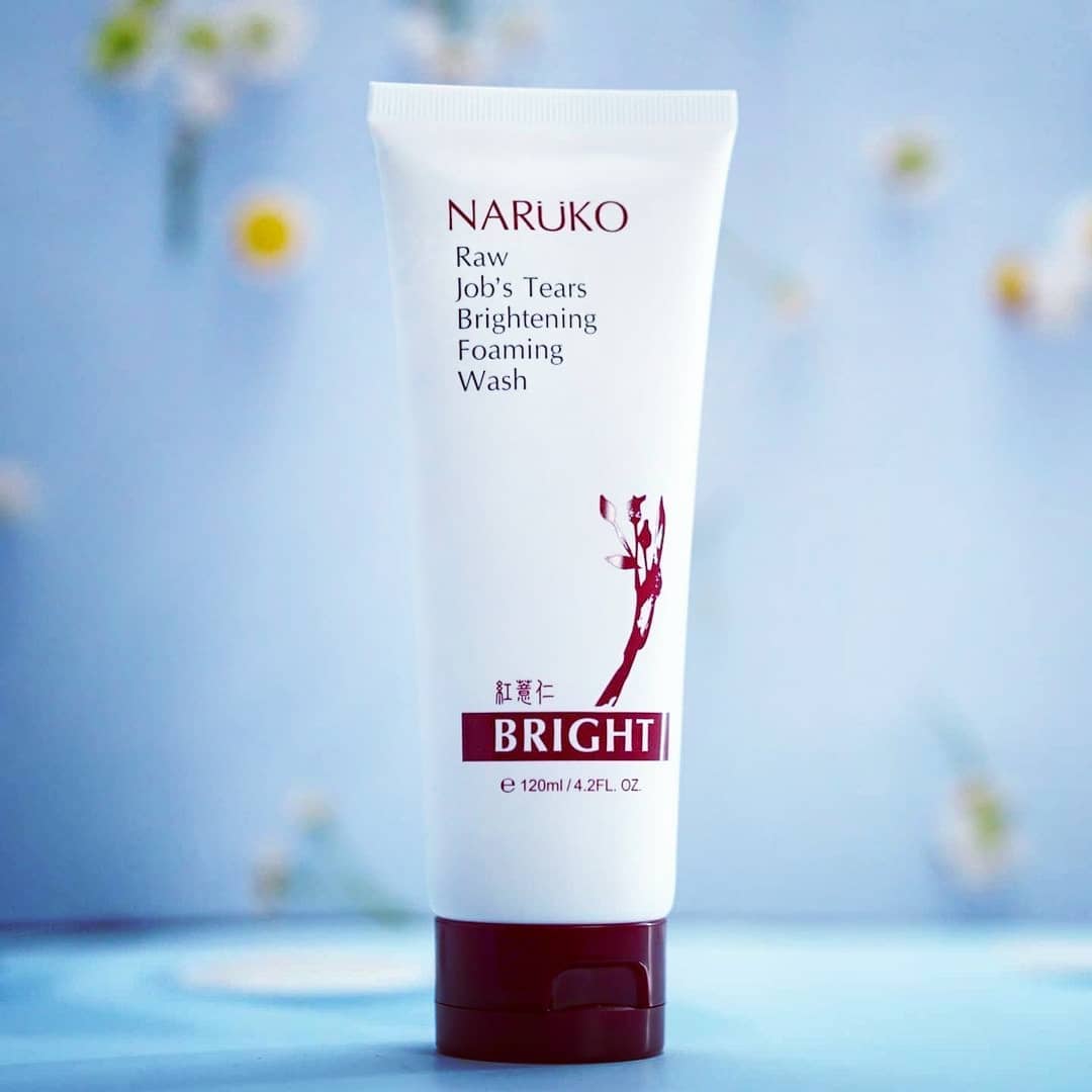 Naruko – Ý dĩ nhân đỏ sáng da – Sữa rửa mặt – Raw Job’s Tears Brightening Foaming Wash