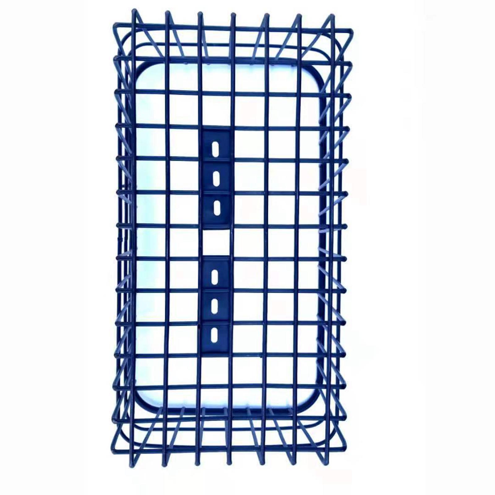 Bike Rear Basket Bike Storage Basket Black Holder Container Holding Water Bottle, Toys, Snacks Universal with Cover Hanging Cycling Baskets