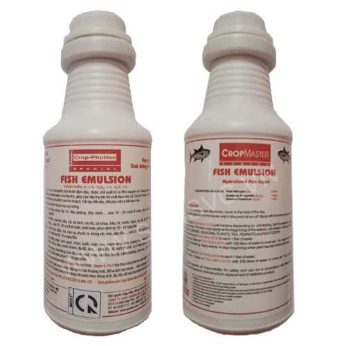 Phân đạm cá hữu cơ đậm đặc Fish Emulsion nhập khẩu từ Mỹ dinh dưỡng cao, giúp cây xanh mướt, bóng khỏe, năng suất
