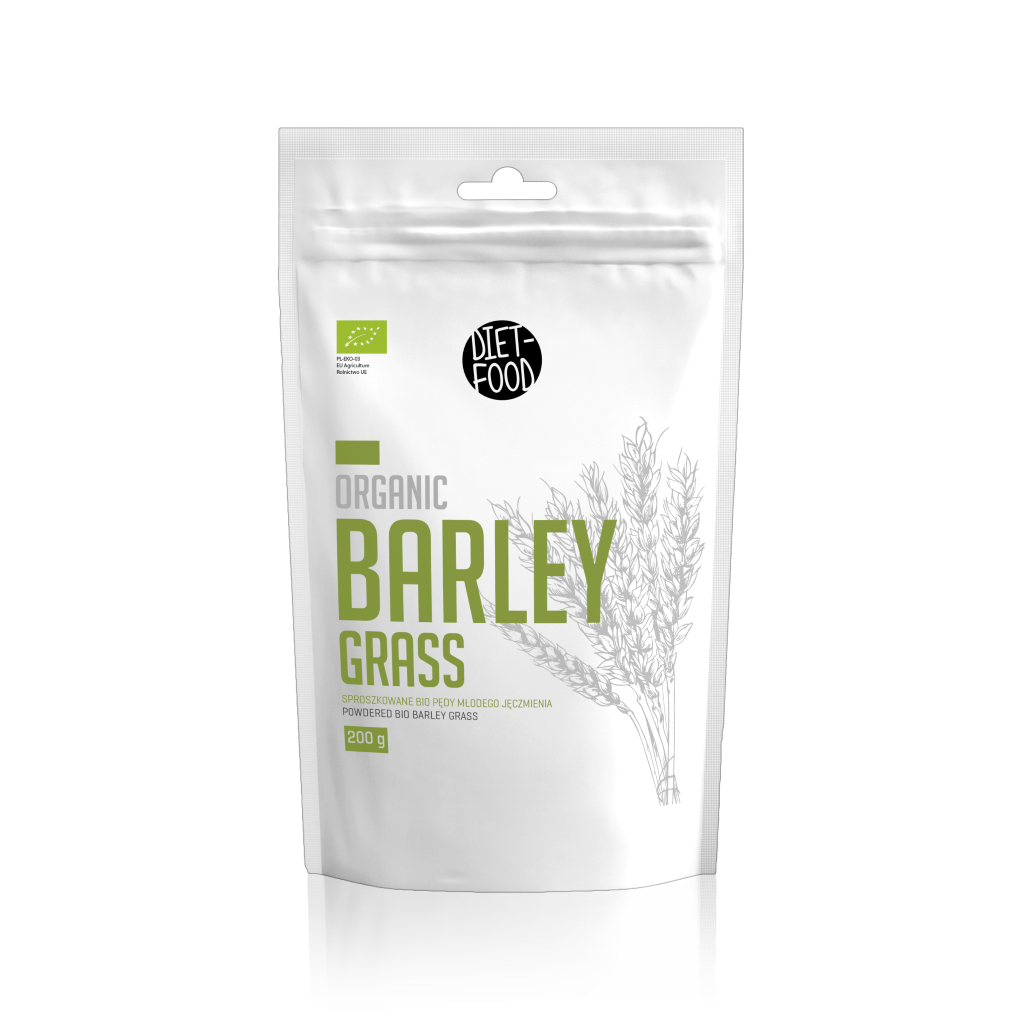 Bột Cỏ Lúa Mạch Non Hữu Cơ Diet Food 200g Organic Barley Grass Powder