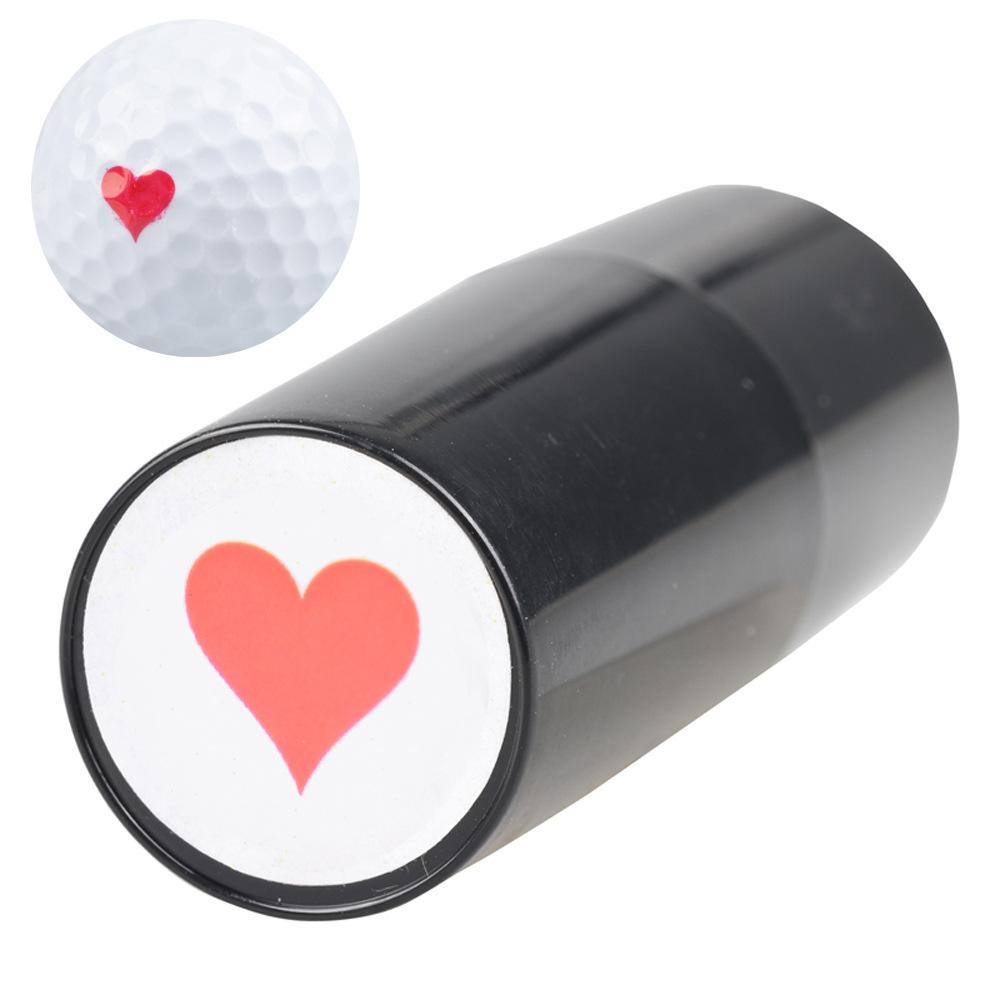 Golf Ball Silicone Seal Stamper Golf Ball Mark nhanh khô cho nam giới trẻ em trẻ em tặng nhiều loại mẫu màu đỏ màu xanh lá cây mới Color: 8