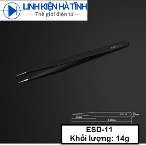 Nhíp gắp linh kiện chống tĩnh điện ESD-11