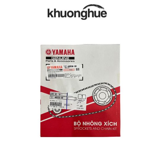 Bộ nhông xích,nhông sên dĩa xe Taurus chính hãng Yamaha (7ly)