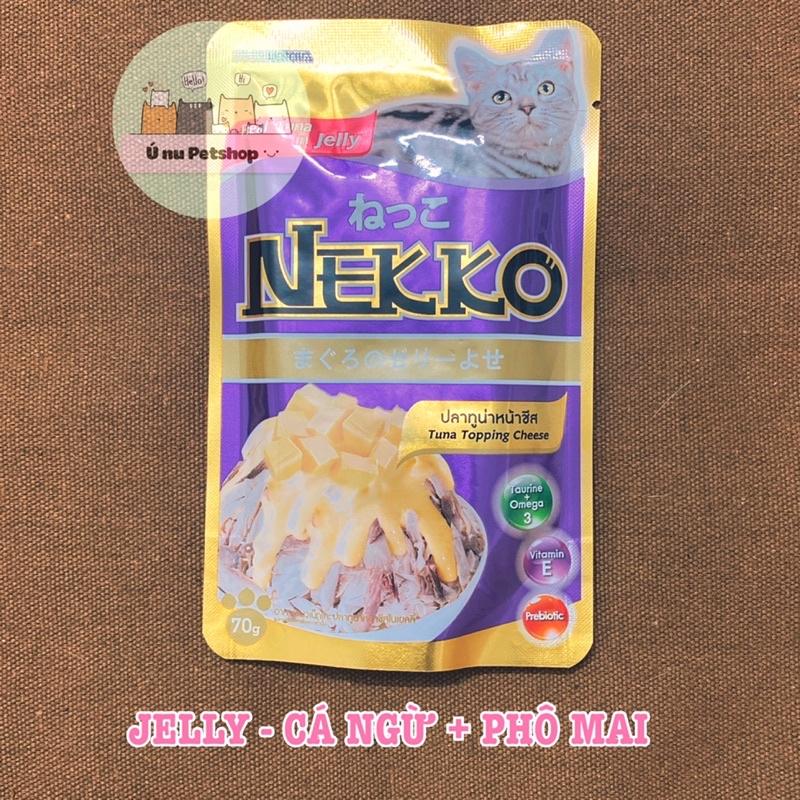 Pate thức ăn cho mèo NEKKO JELLY - GÓI 70G