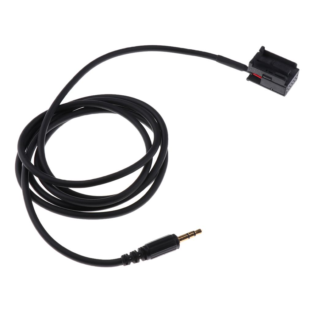 Car 3.5mm Male Aux Audio Input Cable Adapter