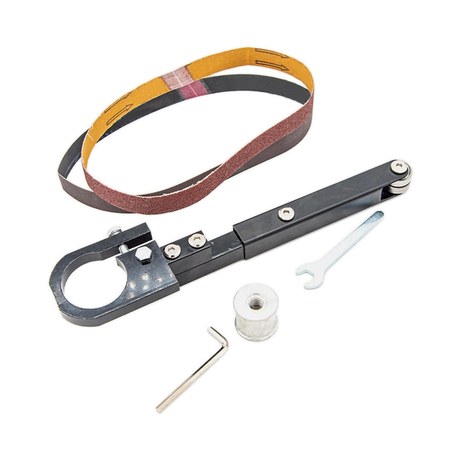 Belt Sander Angle Grinder Grinding Bracket Stainless Steel Multifunctional Drawing Machine Polishing Machine for Grinding DIY Sharpening,