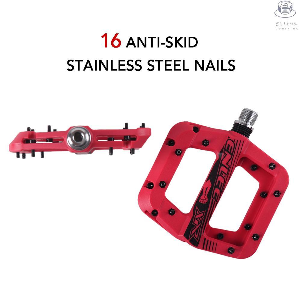 Bàn đạp xe đạp leo núi MTB 9/16 inch bằng sợi nylon gọn nhẹ chống trượt