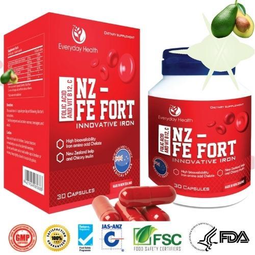 Viên uống bổ sung Sắt NZ - FE FORT