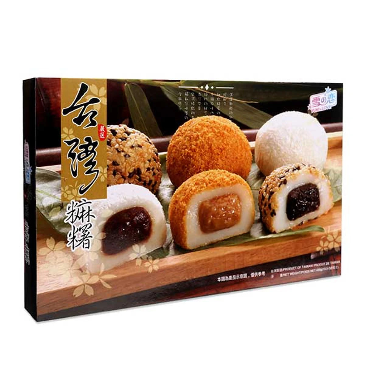 Bánh Mochi YUKI&amp;LOVE Đài Loan tổng hợp Taiwan Mochi (Mixed) 450g (15 bánh/hộp)