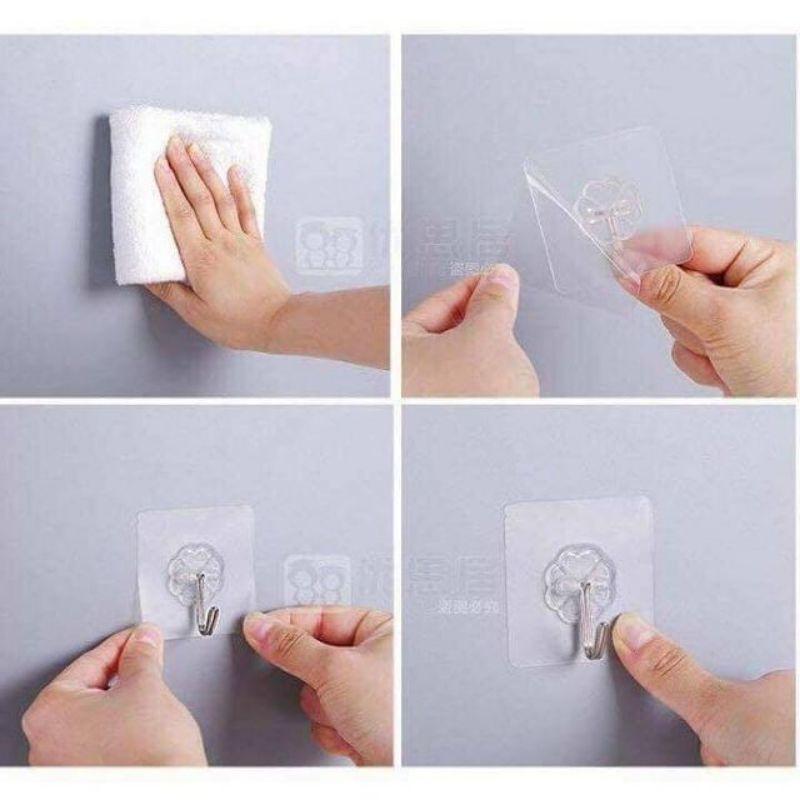 COMBO 10 MÓC DÁN TƯỜNG SIÊU DÍNH CHỊU LỰC