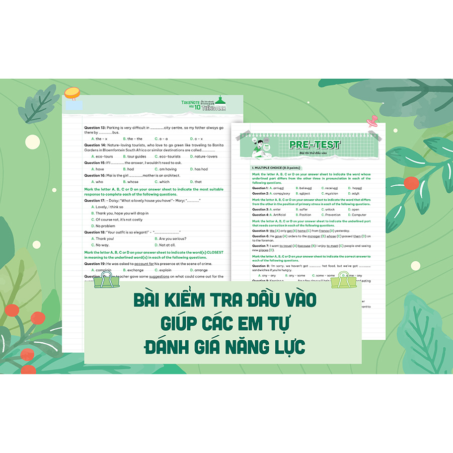 Take Note vào 10 - Ghi chú nhanh ôn thi cấp tốc vào lớp 10 Tiếng Anh