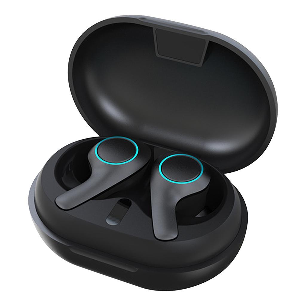 Bluetooth 5.0 Headset Wireless Earphones Mini Earbuds Headphones Black