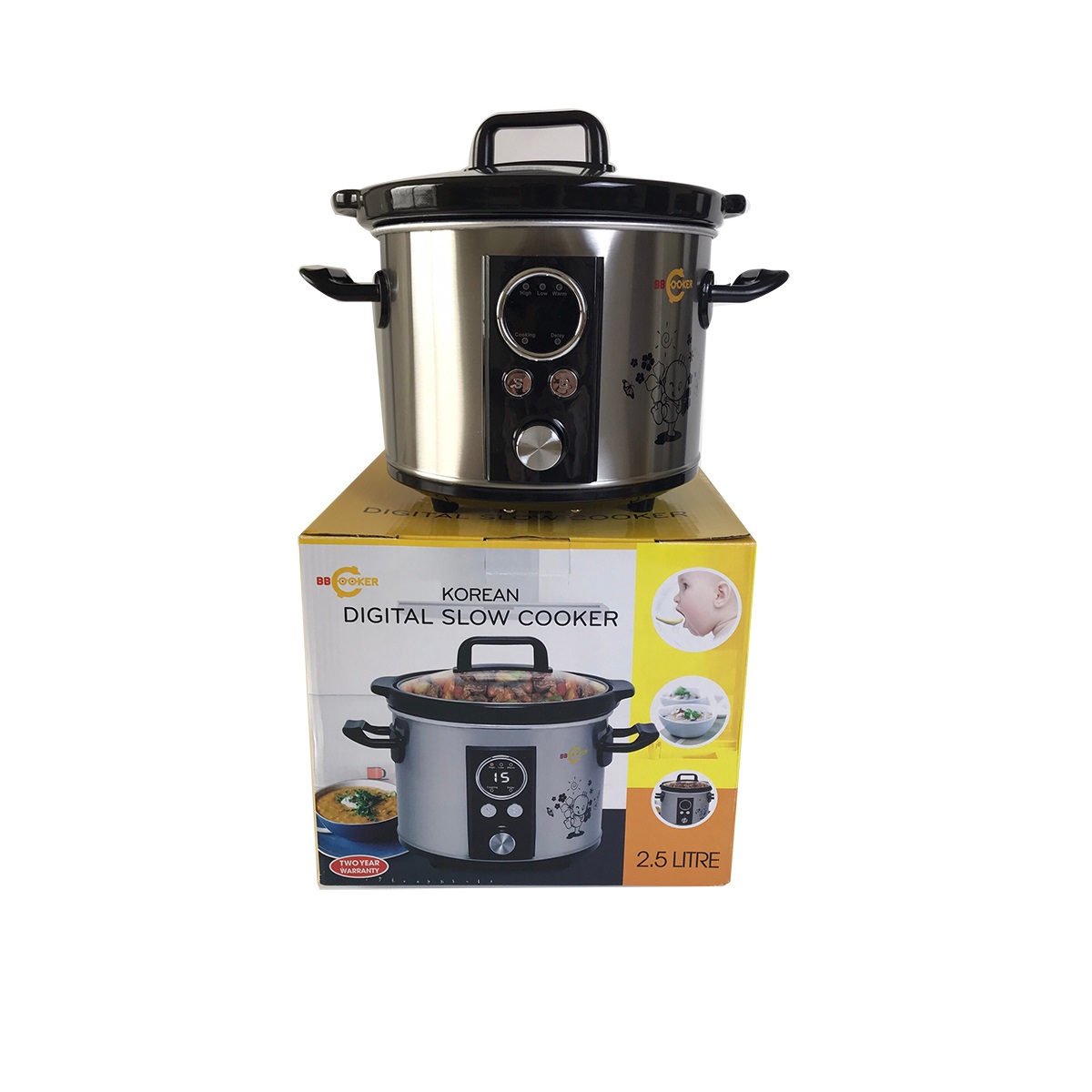 Nồi hầm chậm 160w, tự động 2.5 lít BBCooker DS-25