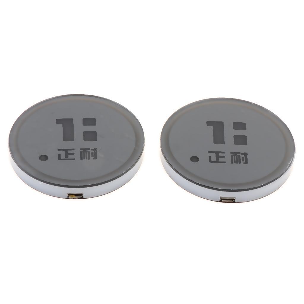 2 Pieces Car Cup Holder Multicolor Led  Mat Interior