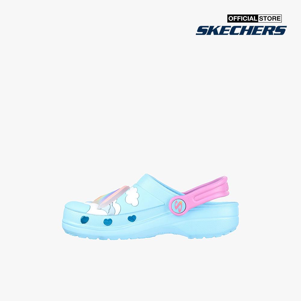 SKECHERS - Giày đế bệt nữ mũi tròn phối quai Heart Charmer 308027L