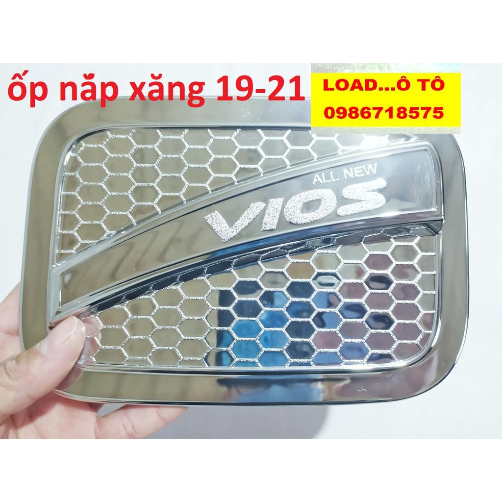 Ốp Nắp Xăng Xe Toyota Vios 2022-2019 (MẠ Crom) Load Ô tô