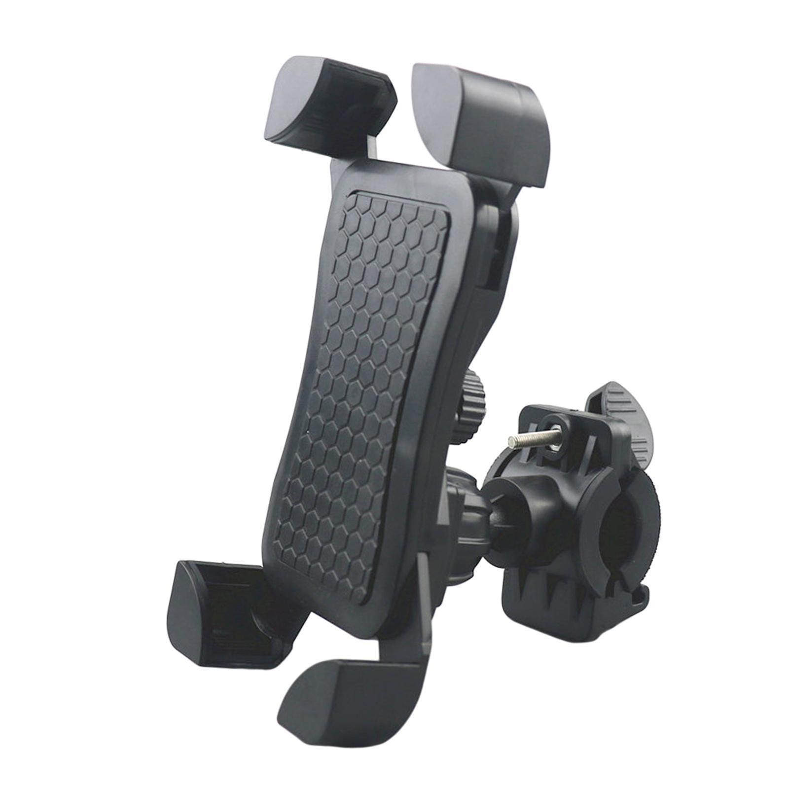 Motorcycle Handlebar Phone Holder Adjustable Red