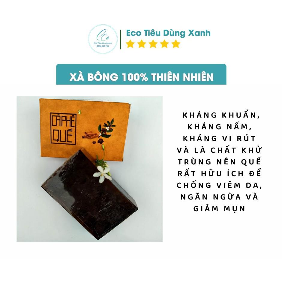 XÀ BÔNG SINH DƯỢC 100G- THẢO DƯỢC TỰ NHIÊN 100%- LOẠI CAFE QUẾ- TẨY DA CHẾT, ẤM CƠ THỂ