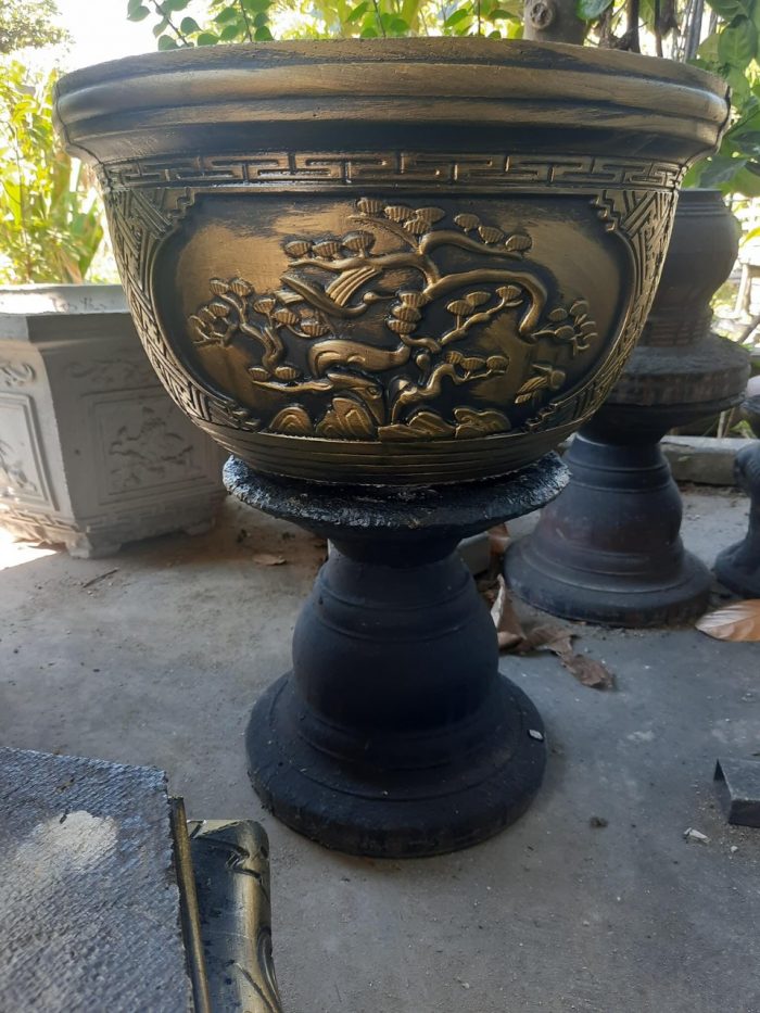 Khuôn chậu cảnh tròn 32 ABS