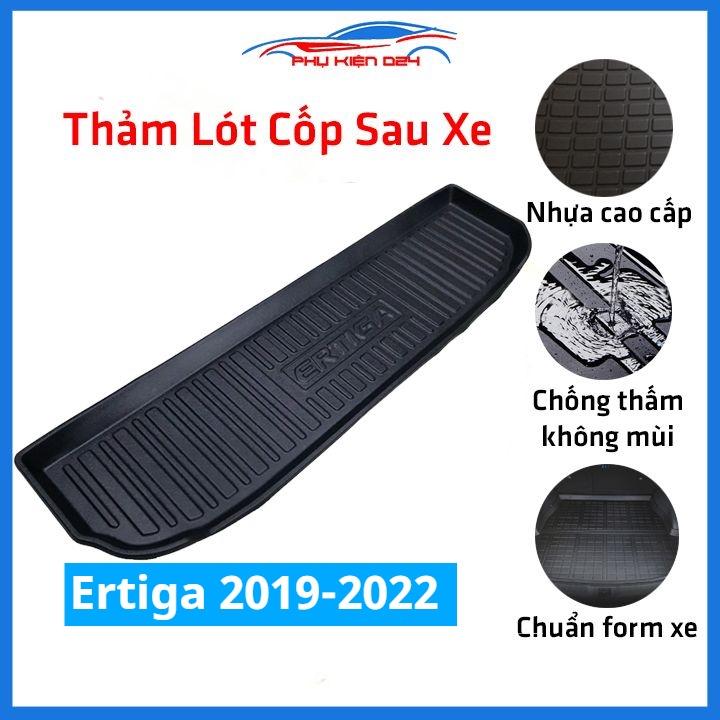 Thảm nhựa lót cốp Ertiga 2019-2020-2021-2022 nhựa dẻo dày dặn đàn hồi tốt