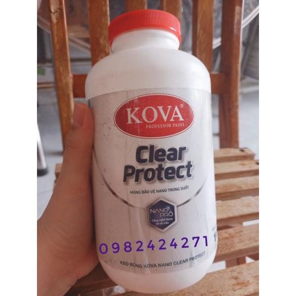 Phủ bóng,chống thấm, chống bám bụi cao cấp NANO Clear Protect cho tất cả loại sơn Lon 1kg