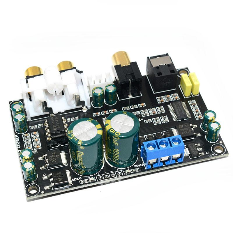 DLHiFi Quang Đồng Trục Bộ Giải Mã Âm Thanh CS8416 CS4398 24BIT192KHz SPDIF Quang Đắc Bộ Giải Mã Cho Bộ Khuếch Đại HiFi