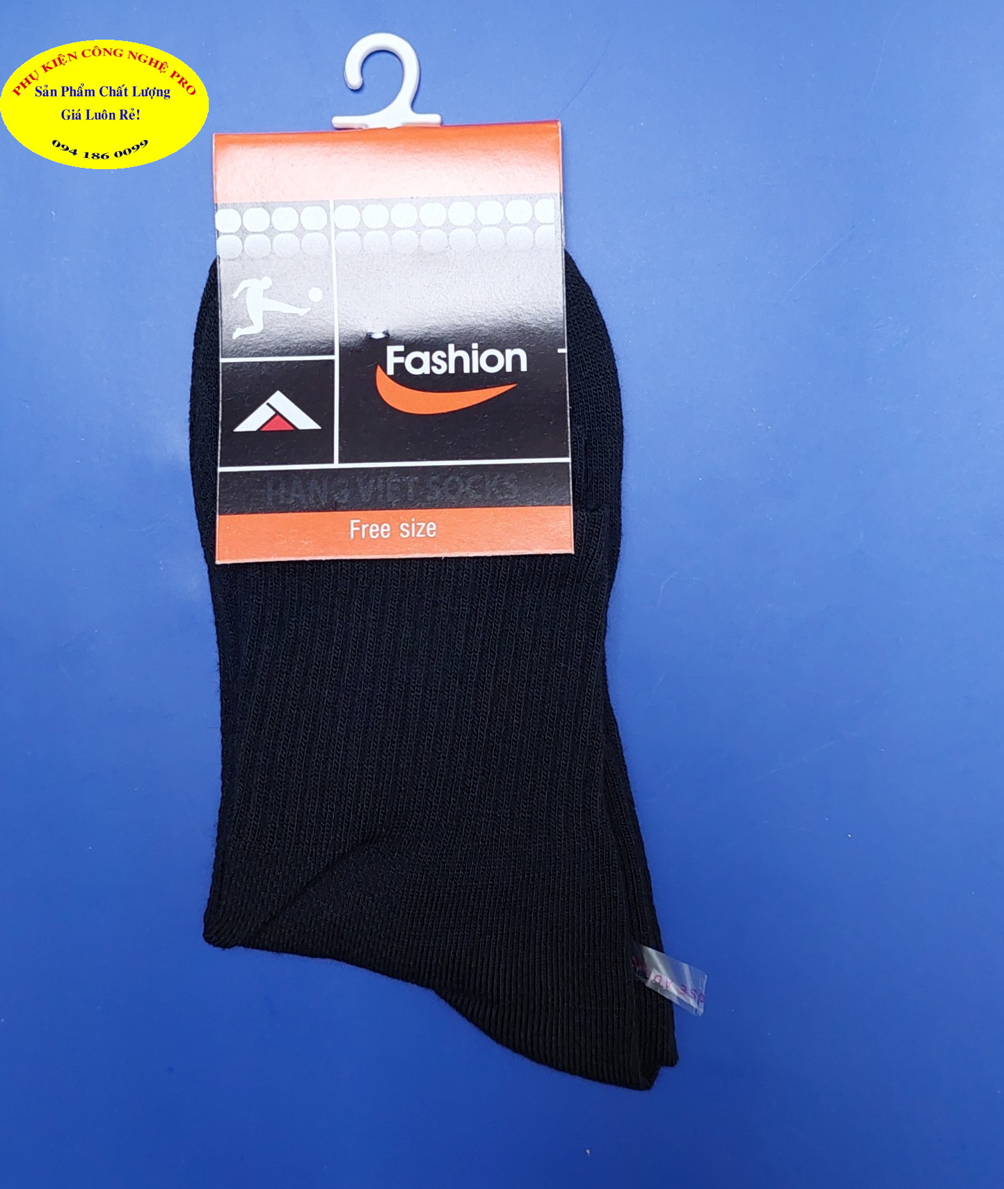 TẤT VỚ NAM Loại cổ cao Dài 33cm In chữ SPODAS trên cổ vớ Thương hiệu HÀNG VIỆT SOCKS Chất liệu thun cotton, êm, co giãn