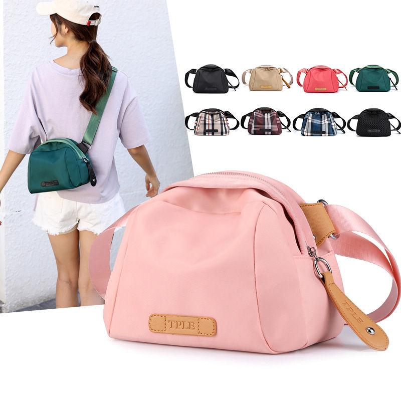 Nylon Nữ Đeo Vai Màu Chéo, Túi Chống Nước Nữ Đeo Chéo Túi Tote Thời Trang Túi Xách Cho Bé Gái Ví Cầm Tay