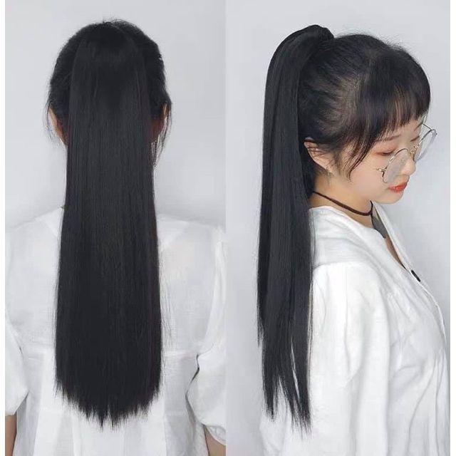 Tóc giả ngoặm thẳng ️️  ️️ ngoặm thẳng tự nhiên 45-55cm