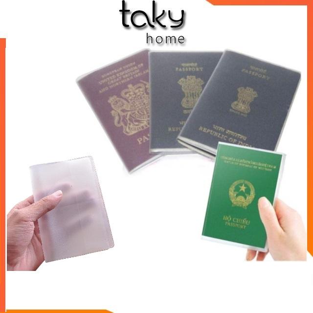 Vỏ Bọc Hộ Chiếu - Vỏ Passport Trong Suốt, Vỏ Đựng Hộ Chiếu, Tiện Dụng, An Toàn Khi Đi Du Lịch. 5310