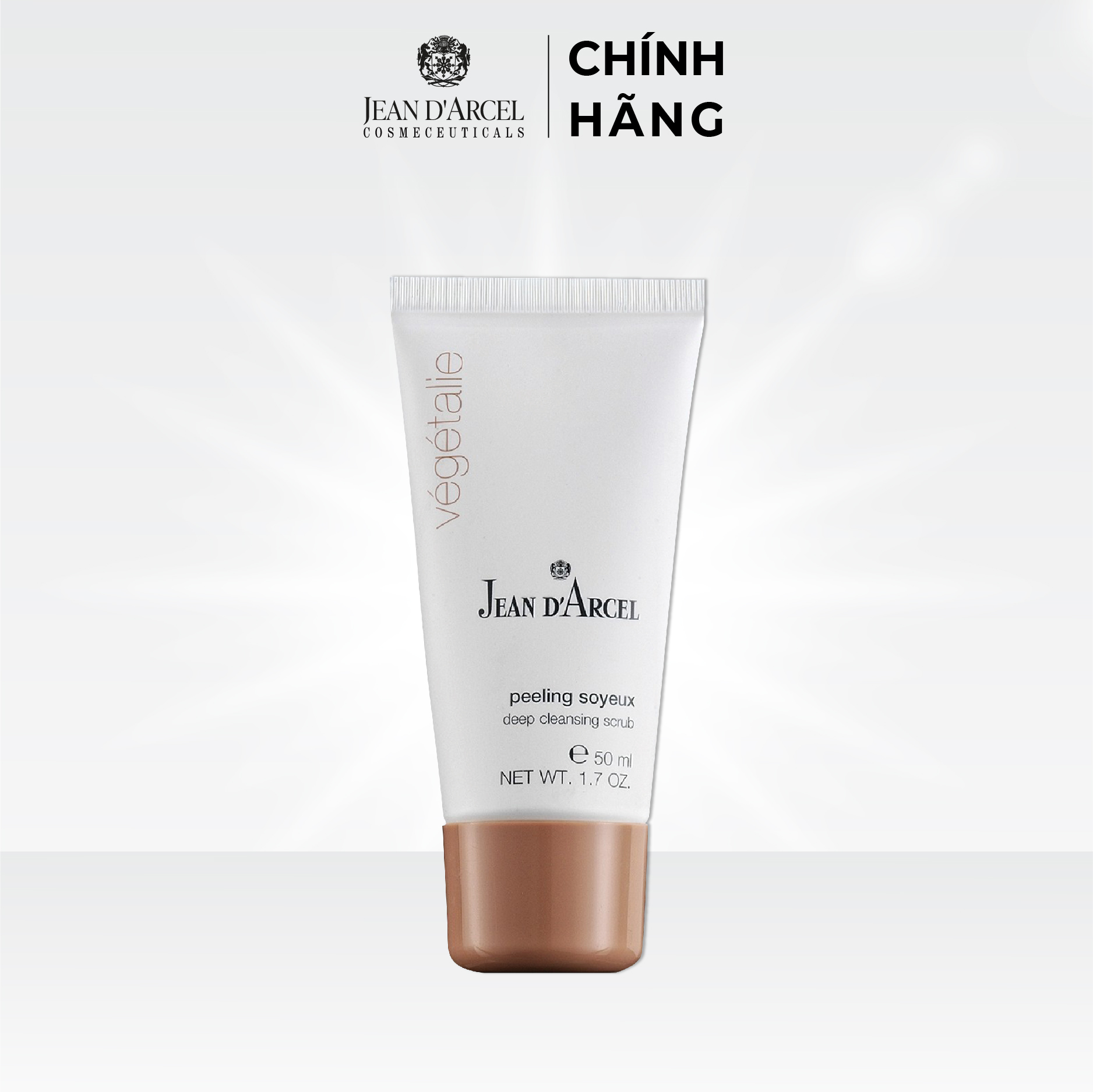 Combo 2 J135 Tẩy tế bào chết dạng hạt thế hệ mới Vegetalie - Deep Cleansing Scrub 50ml - Jean d'Arcel