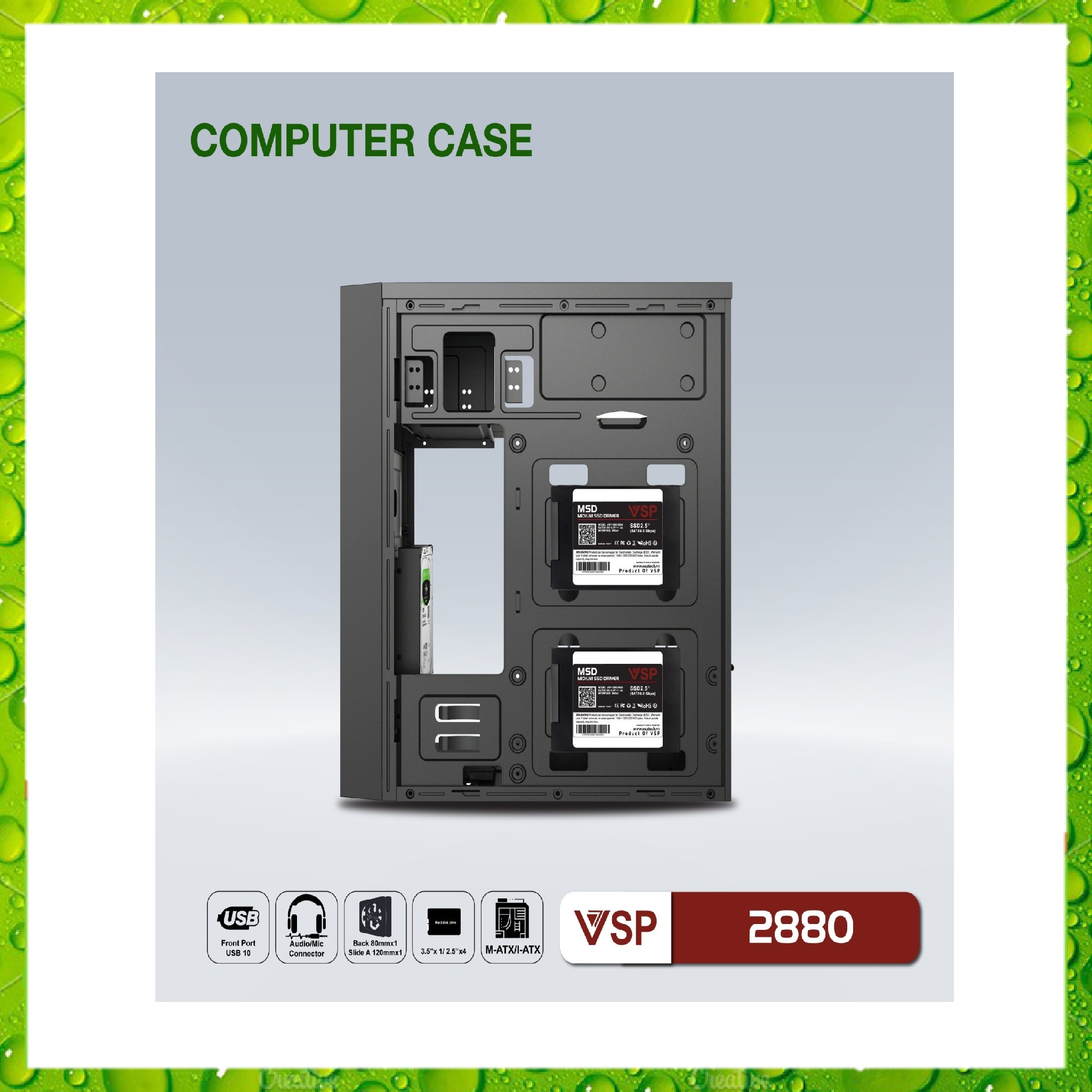 Case VSP 2880- hàng chính hãng