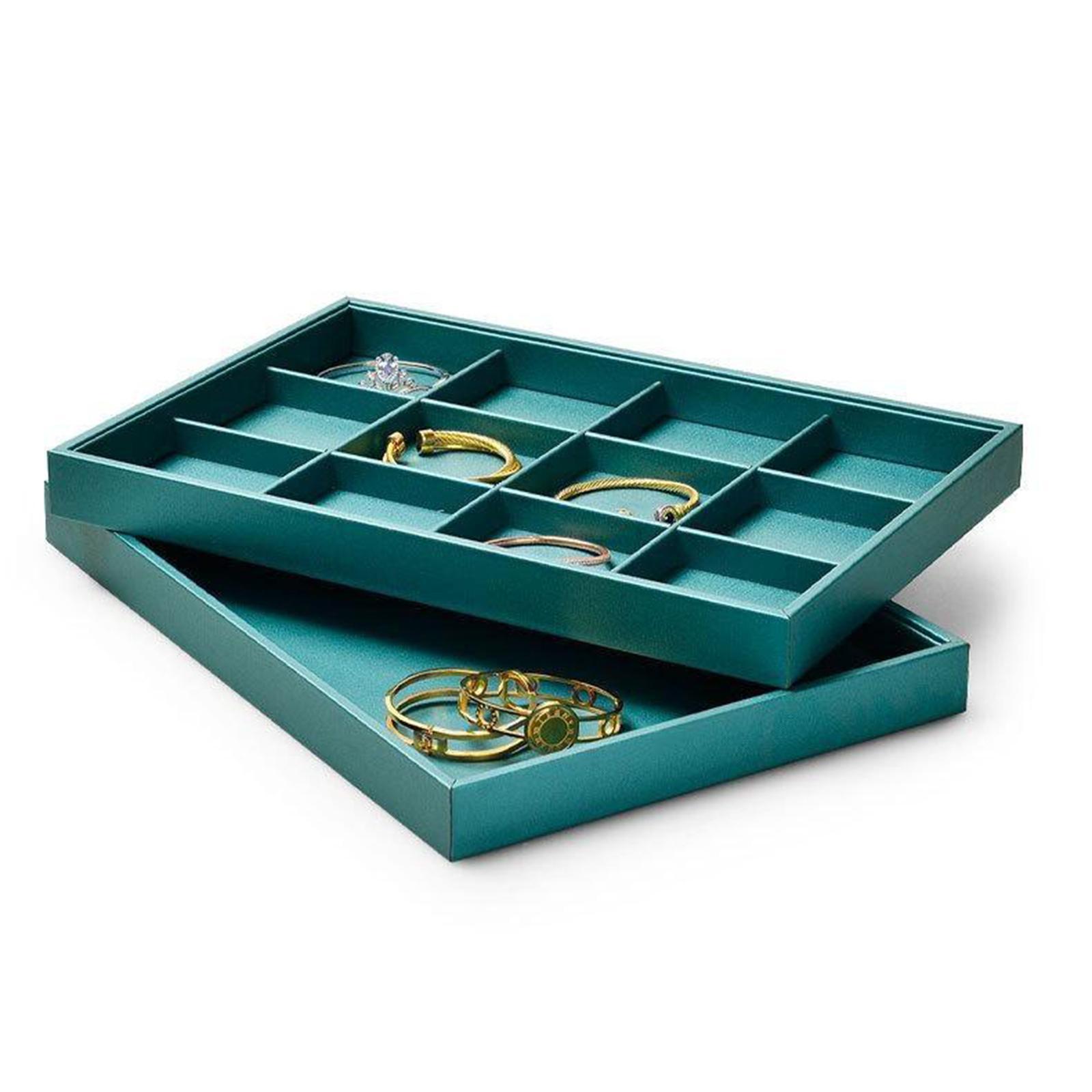 Multi-function Fashion Jewelry Tray Stackable Showcase Display Drawer Necklace Display Large Capacity Jewellers Supplies