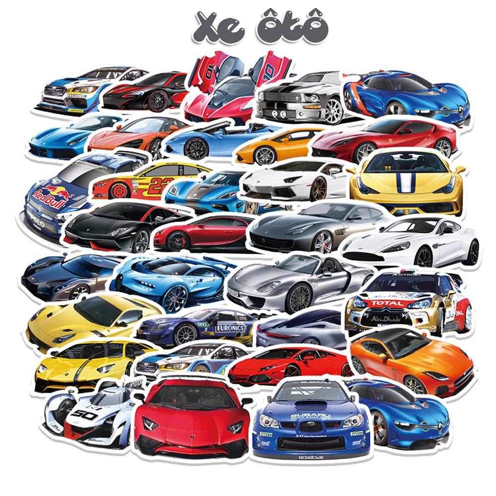 Sticker ô tô car Cắt Sẵn Hình Dán Trang Trí Mũ Bảo Hiểm Laptop Điện Thoại Ván Trượt Sổ tay Notebook