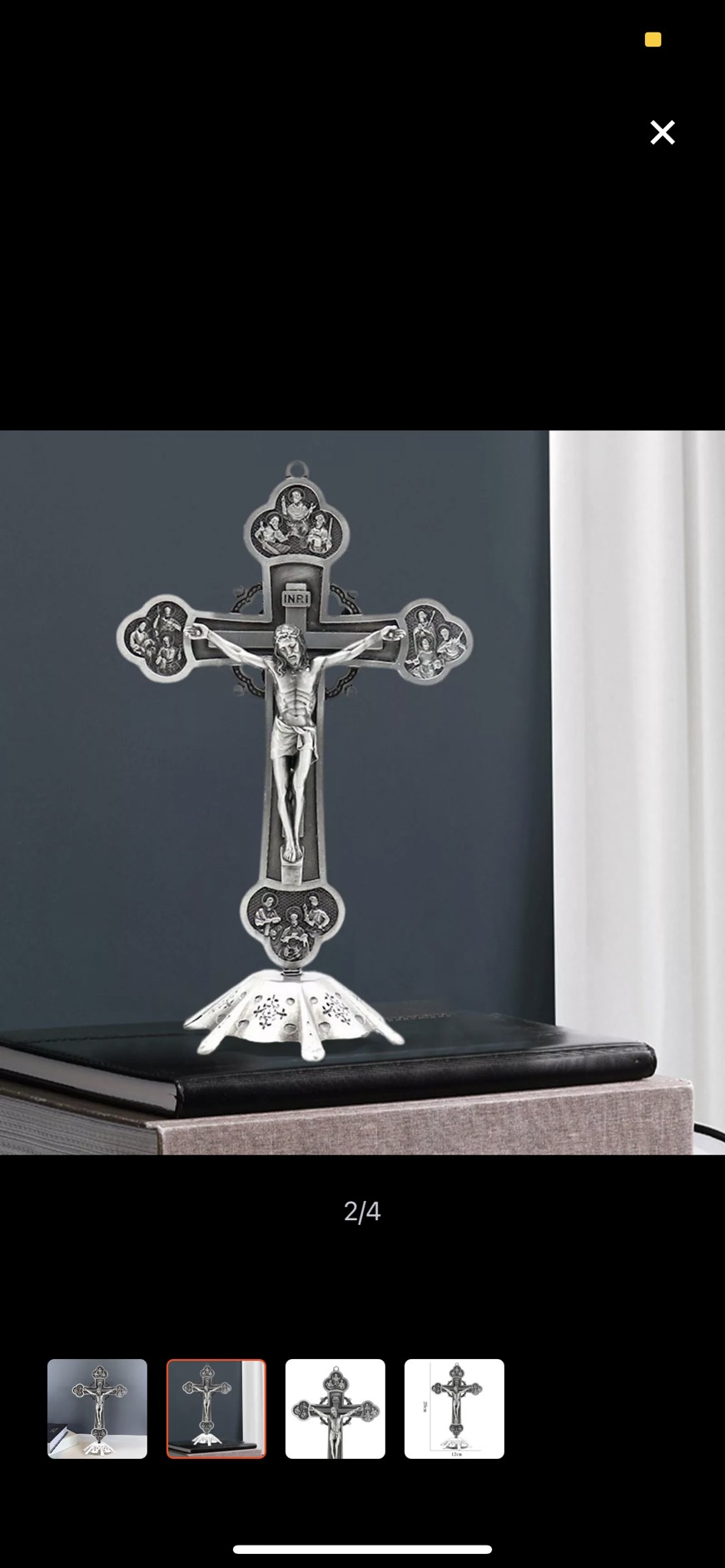 THÁNH GIÁ CHÚA JESUS - GIÊSU CÔNG GIÁO ĐỂ BÀN , XE HƠI TRỪ TÀ , BÌNH AN , BAN PHƯỚC CAO 20cm