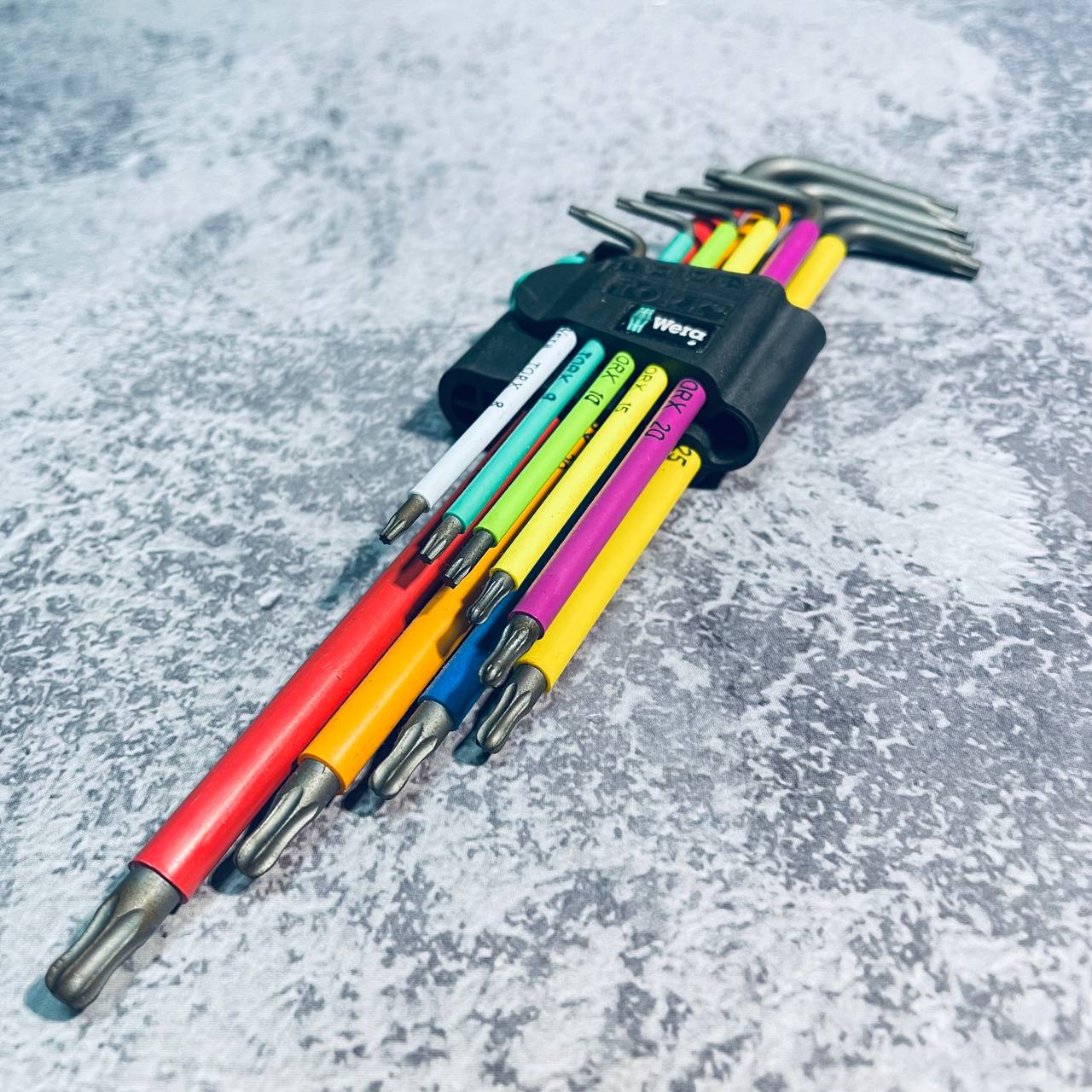 Bộ Hoa Thị Dài Nhiều Màu Sắc 967/9 Tx Xl Multicolour 1 Wera 05024480001 - Hàng Chính Hãng 100% từ Đức